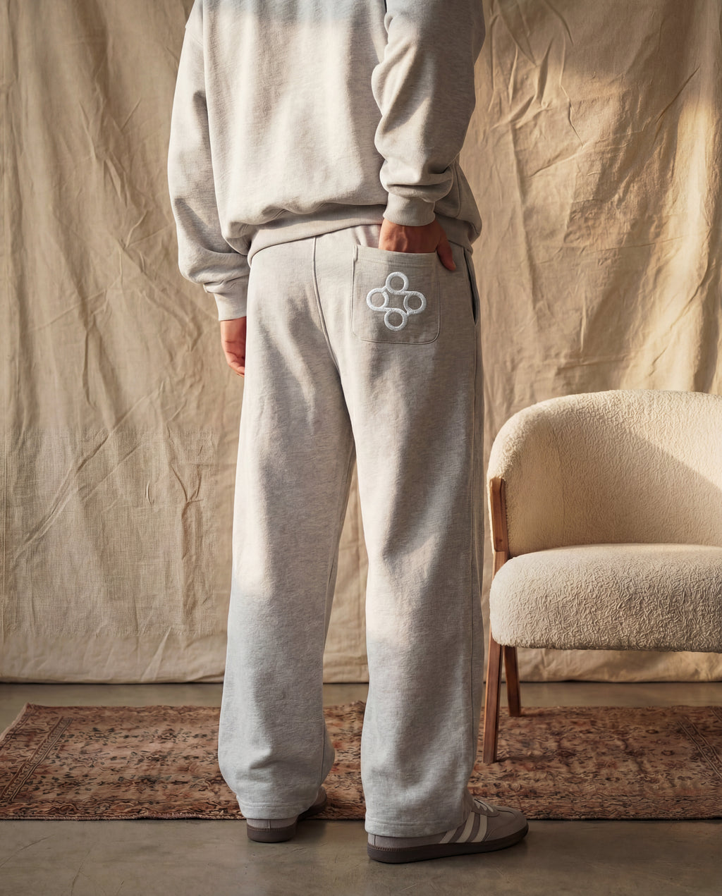 GRAY LOUNGE PLUS SET